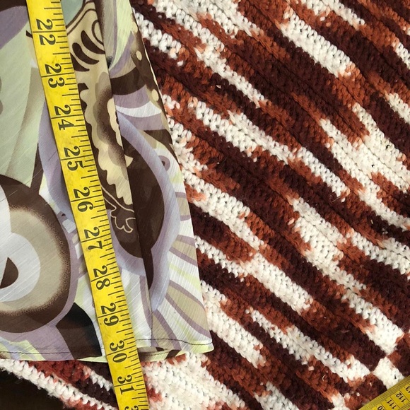 90s Y2K Fairycore Whimsical Coquette Cottagecore Floral Maxi Flowy Skirt Lace - Picture 5 of 5